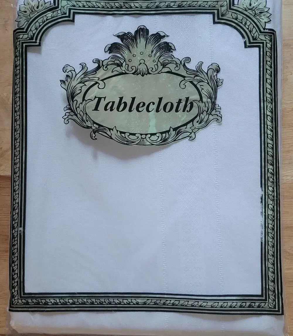 Vtg Tablecloth 60x84